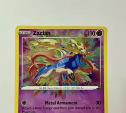 Zacian 082/185 (NM) Amazing Rare Sword & Shield: Vivid Voltage 2020 Pokemon Card - Image 3
