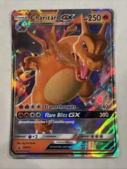 Pokemon TCG Charizard GX Sun & Moon SM211 Holo Promo - Image 1