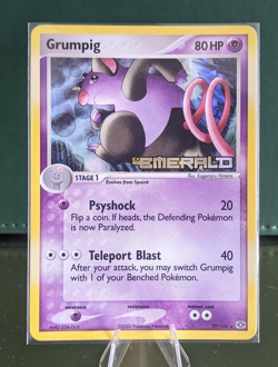 Grumpig 29/106 | EX Emerald | Stamped Reverse Holo | English Pokemon | MP - Image 1