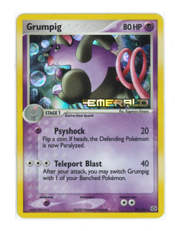 Grumpig 29/106 | EX Emerald | Stamped Reverse Holo | English Pokemon | MP - Image 3