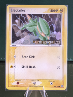 Electrike 48/106 | EX Emerald | Stamped Reverse Holo | English Pokemon | MP - Image 1