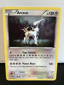 Arceus XY197 Pokemon Black Star Promo Mythical Collection Cosmos Holo - Image 1
