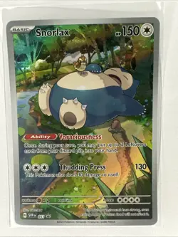 Pokemon TCG Snorlax SVP Black Star Promos 051 Holo Promo - Image 1