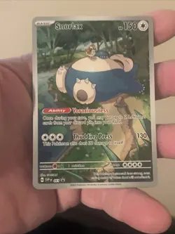 Pokemon TCG Snorlax SVP Black Star Promos 051 Holo Promo - Image 1