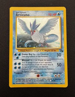 Pokemon TCG: Articuno 2/62 - Holo Rare - Fossil (Unlimited) *HP - Image 2