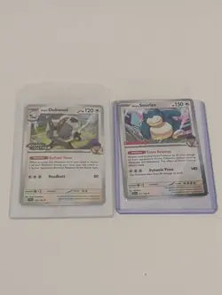 Pokemon Hop's Snorlax GameStop/Hop's Dubwool Best Buy Promo Holo Cards - Image 1