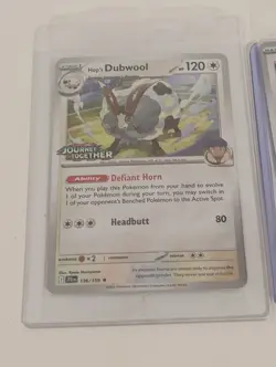 Pokemon Hop's Snorlax GameStop/Hop's Dubwool Best Buy Promo Holo Cards - Image 3
