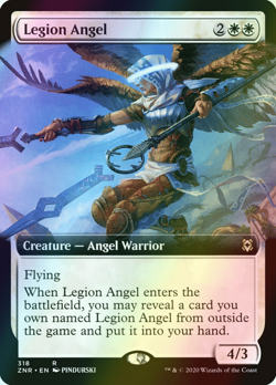 MTG Legion Angel Extended Art Foil ** Zendikar Rising ** English (NM) - Image 1