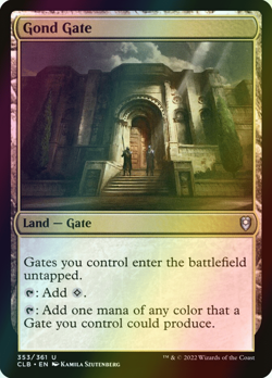 MTG Gond Gate Foil ** Battle for Baldur's Gate ** English (NM) - Image 1