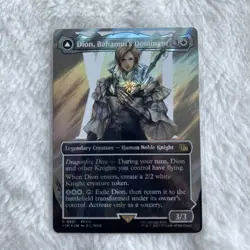 Dion, Bahamut’s Dominant/Bahamut, Warden of Light (surge Foil) MTG Final Fantasy - Image 1