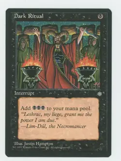 Dark Ritual MTG Ice Age NP Never Played Magic The Gathering - Image 1