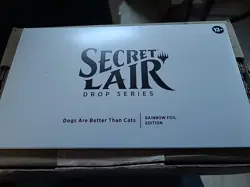 MTG Secret Lair Drop: Dogs Are Better Than Cats Rainbow Foil Edition SEALED 2025 - Image 1