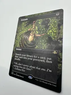 MTG TCG Entomb (Borderless) Dominaria Remastered Regular - Image 2
