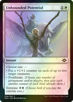 MTG Unbounded Potential Foil ** Modern Horizons 2 ** English (NM) - Image 1