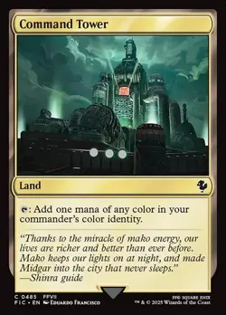 1x Command Tower (#485) NM Eng MTG - Commander Final Fantasy - Image 1