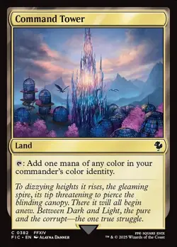 1x Command Tower (#382) NM Eng MTG - Commander Final Fantasy - Image 1