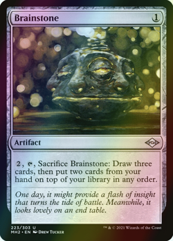 MTG Brainstone Foil ** Modern Horizons 2 ** English (NM) - Image 1