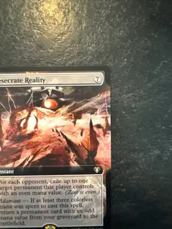 Desecrate Reality (Extended Art) Commander Masters Regular - Image 2