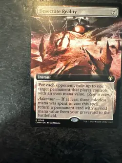 Desecrate Reality (Extended Art) Commander Masters Regular - Image 4