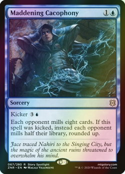 MTG Maddening Cacophony Foil ** Zendikar Rising ** English (NM) - Image 1