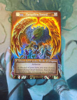 Xeraphine Konrul FOIL Dragonlord Set Sorcery Contested Realm RARE NM - Image 1