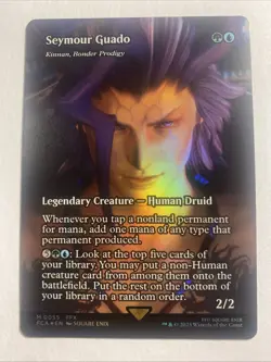 Seymour Guado Borderless Foil MTG Final Fantasy Kinnan Bonder Prodigy NM/M - Image 1