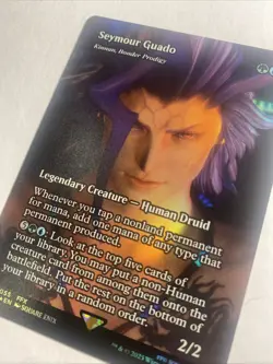 Seymour Guado Borderless Foil MTG Final Fantasy Kinnan Bonder Prodigy NM/M - Image 2
