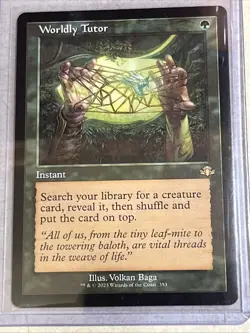 Worldly Tutor (Retro Frame) Dominaria Remastered Regular - Image 1