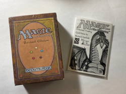 MTG Revised Starter Deck Empty Box & Rule Book Good to VG - Image 1