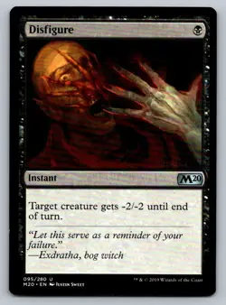 Disfigure Magic the Gathering Core Set 2020 M20 MTG Card FREE SHIPPING ! - Image 3