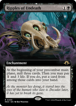 Ripples of Undeath (EXTENDED ART) #455 | Near Mint | Modern Horizons 3 Magic MTG - Image 1