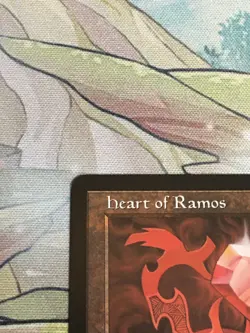 C4911 MAGIC MTG MERCADIAN MASQUES HEART OF RAMOS #296 RARE LP - Image 3