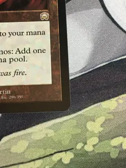 C4911 MAGIC MTG MERCADIAN MASQUES HEART OF RAMOS #296 RARE LP - Image 5