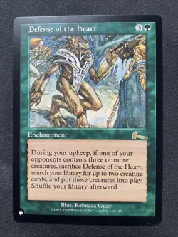 Defense of the Heart The List Reprints Regular - Image 1
