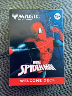 NEW WHITE MTG Marvel Spiderman Welcome Deck - SDCC 2025 Magic The Gathering - Image 1