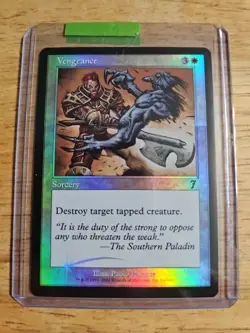 MTG✨VENGEANCE FOIL✨7th Edition MINT UNCOMMON Sorcery 2001 Parente Art UNPLAYED - Image 1