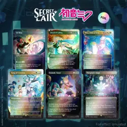 Magic the Gathering Secret Lair Hatsune Miku Digital Sensation EN RAINBOW FOIL - Image 4