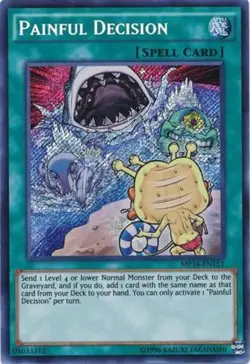 Yugioh! LP Painful Decision - MP16-EN151 - Secret Rare - Unlimited Edition Light - Image 1