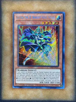 Yugioh Giltia the D. Knight Soul Spear LDS3-EN137 Secret Rare Limited Edition NM - Image 1