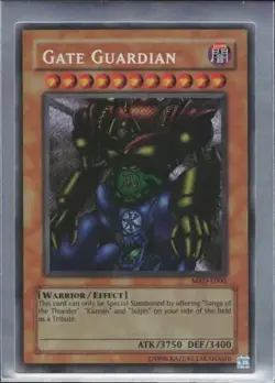 YUGIOH GATE GUARDIAN SECRET RARE MRD-E000 GOOD CONDITION - Image 1