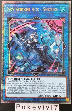 Carte YU-GI-OH! SKY STRIKER ACE - SHIZUKU RA03-EN043 QCSR NEUF - Image 1