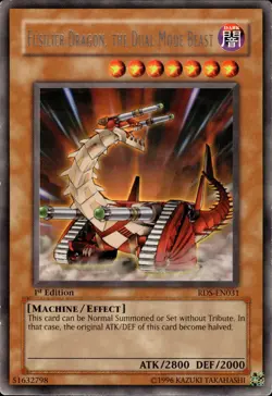 Fusilier Dragon, The Dual-Mode Beast - Rare 1st Edition RDS-EN031 - LP - YuGiOh - Image 1