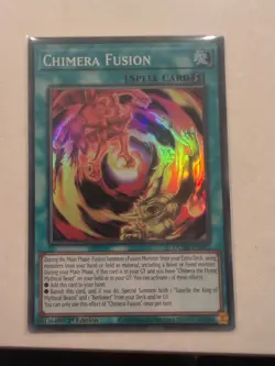 Chimera Fusion DUNE-EN052 - Super Rare - 1st Edition Yugioh - Image 1