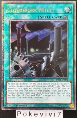 Carte YU-GI-OH! CLOCKWORK NIGHT RA03-EN071 QCSR NEUF - Image 1