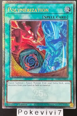 Carte YU-GI-OH! POLYMERISATION RA03-EN051 QCSR NEUF - Image 1