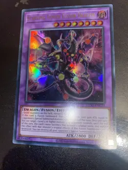 Yugioh: Starving Venom Fusion Dragon LEDD-ENC25 Ultra Rare Mint - Image 3