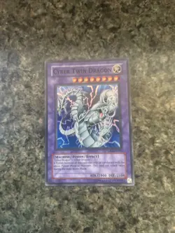 YuGiOh Cyber Twin Dragon - CRV-EN035 - Super Rare - Unl Edition NM y12 - Image 1