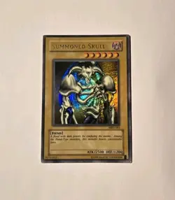 Yugioh Summoned Skull MRD-003 Metal Raiders Ultra Rare Vintage MP - Image 1