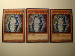 YU GI OH Chronomaly Moai Carrier LVAL-EN008 1st Edition Common x3 - Image 1