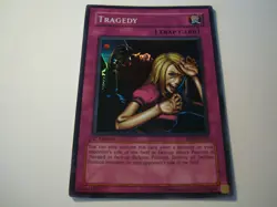 YU GI OH Tragedy RDS-EN049 1st Edition Super Rare - Image 1